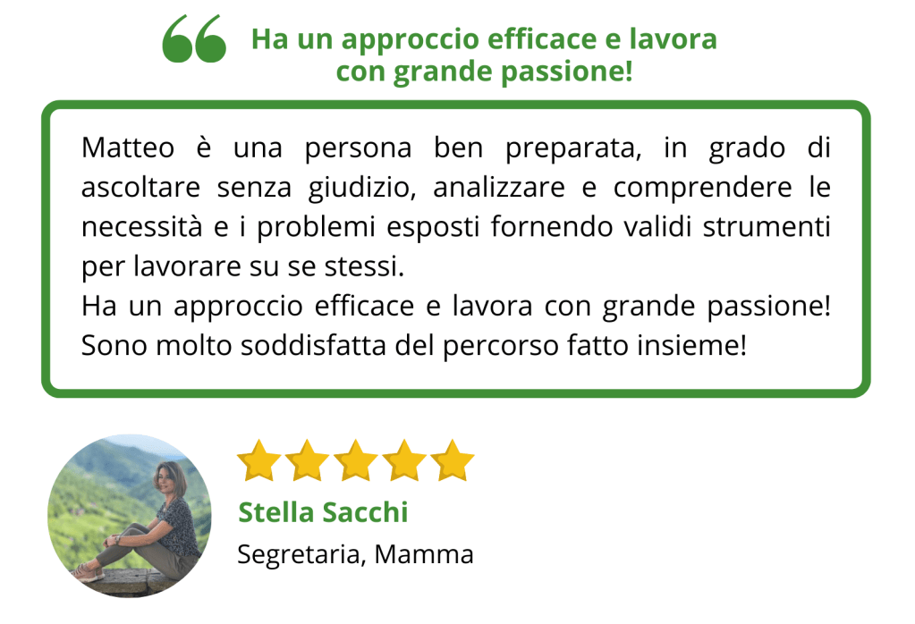 Referenza di Stella Sacchi